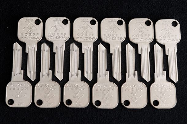 Eigenprofile von verschiedenen Schlüsselherstellern