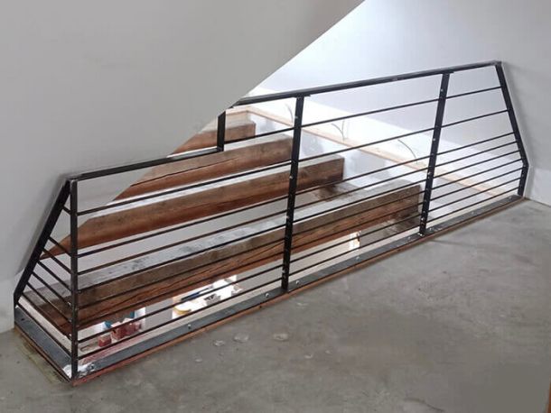 Innengeländer ohne Beschichtung